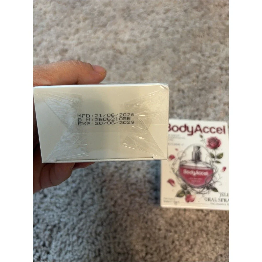 BodyAccel Jelly Mouth Freshener Cool Mint & Rose Flavor- Bundle x2
